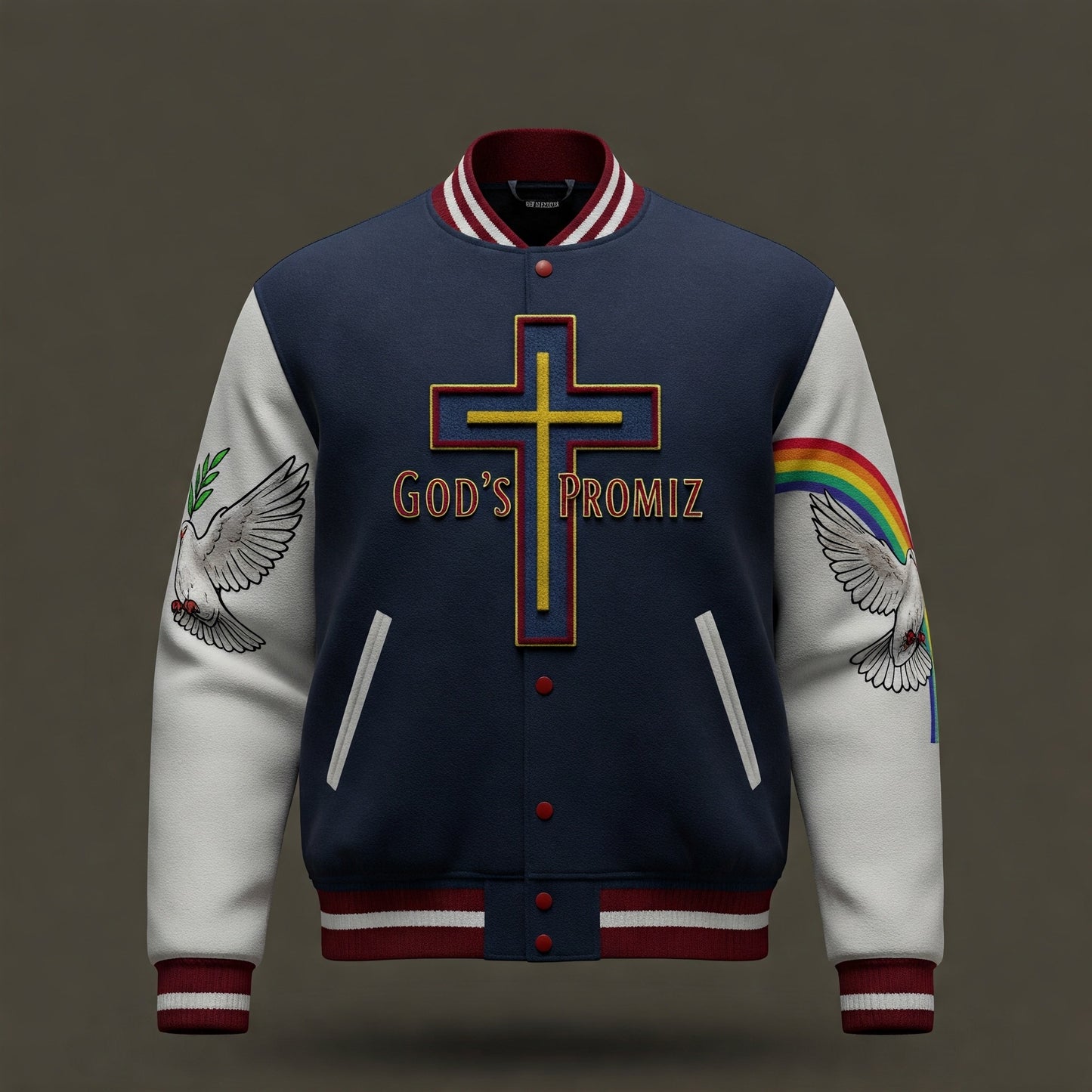 God’s promiz varsity jacket